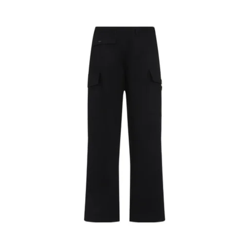 Logo Plaque Wide-Leg Cargo Pants