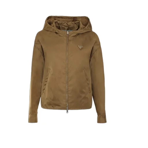 Triangle-Logo Zipped Jacket