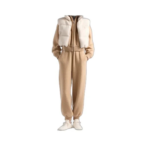 Wool And Cashmere Down Vest