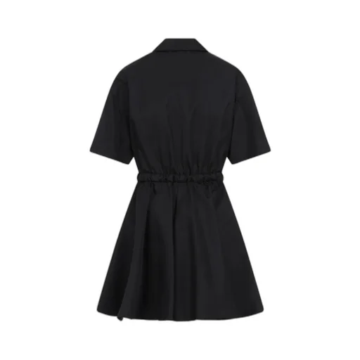 Re-Nylon Drawstring Mini Dress