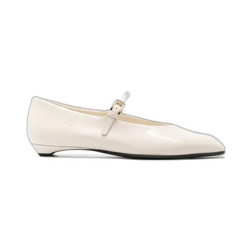 Square-Toe Ballet Flats