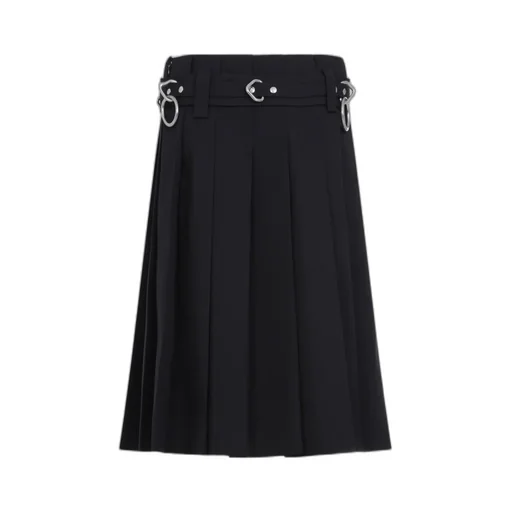 Pleated Midi Skirt