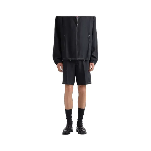 Logo-Patch Bermuda Shorts