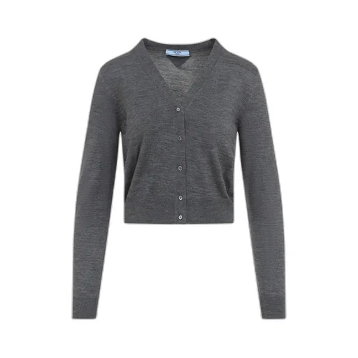 V-Neck Knitted Cardigan