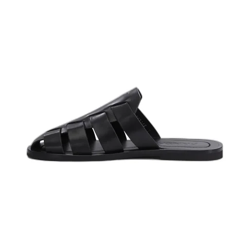 Leather Fisherman Mules