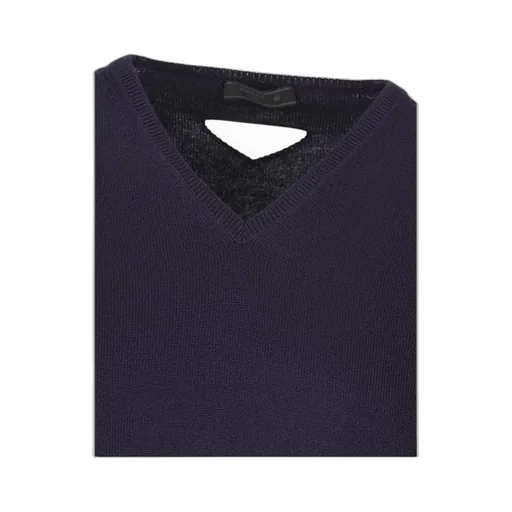 V-Neck Knitted Cropped Sweater