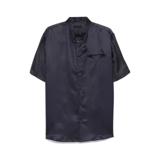 Short-Sleeved Buttoned Shirt