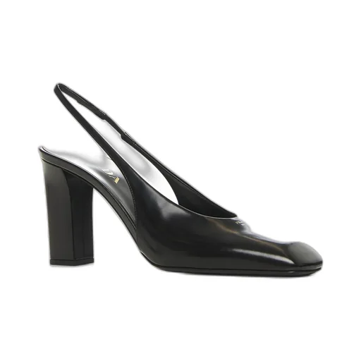 Square Toe Slingback Pumps