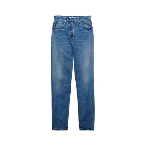 Logo Patch Wide-Leg Jeans
