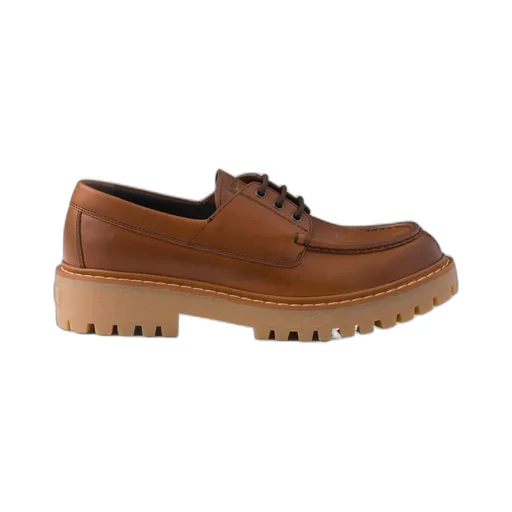 Logo-Debossed Lace-Up Shoes