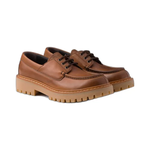 Logo-Debossed Lace-Up Shoes