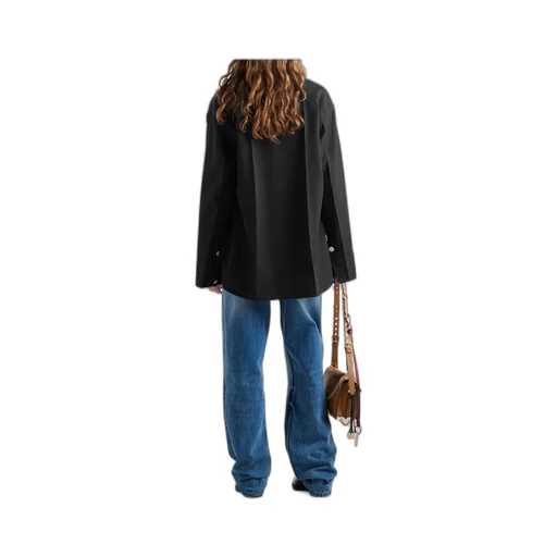 Logo Patch Wide-Leg Jeans