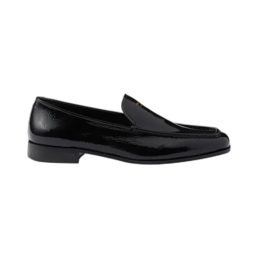 Round-Toe Slip-On Loafers