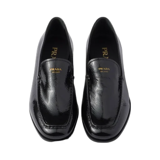 Round-Toe Slip-On Loafers