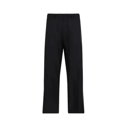 Logo Plaque Straight Leg Trousers