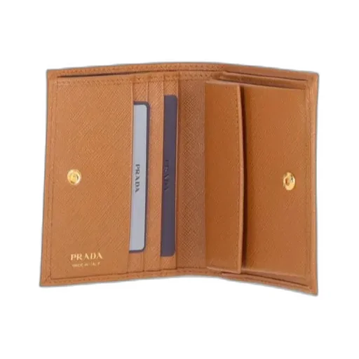 Small Saffiano-Leather Wallet