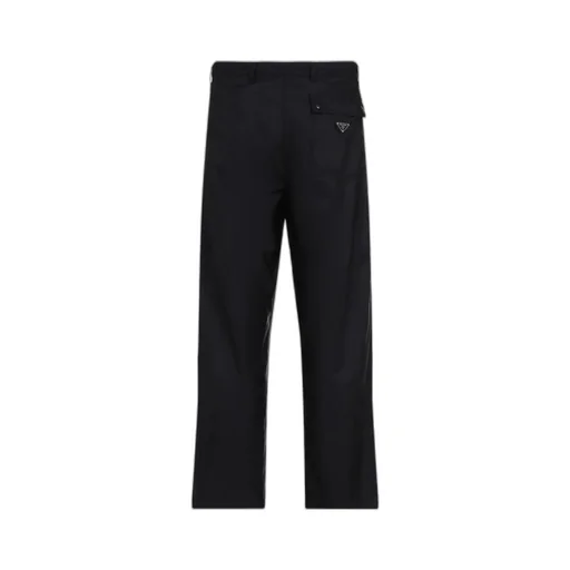 Logo Plaque Straight Leg Trousers