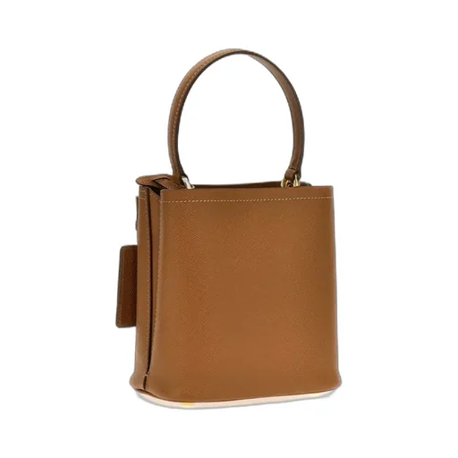 Triangle-Logo Bucket Bag