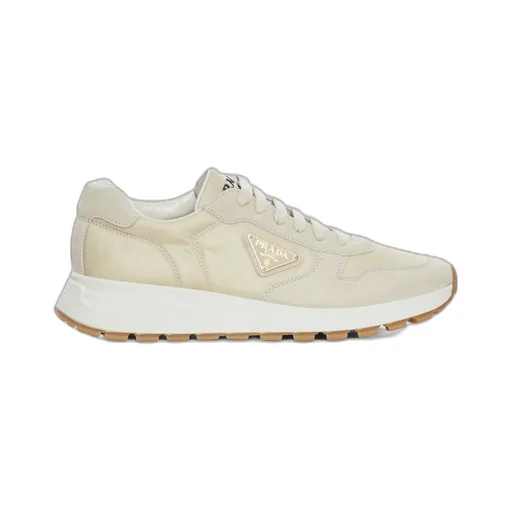 Prax 01 Re-Nylon And Suede Sneakers