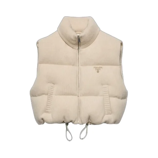 Wool And Cashmere Down Vest