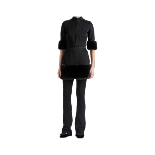 High-Waist A-Line Mini Skirt
