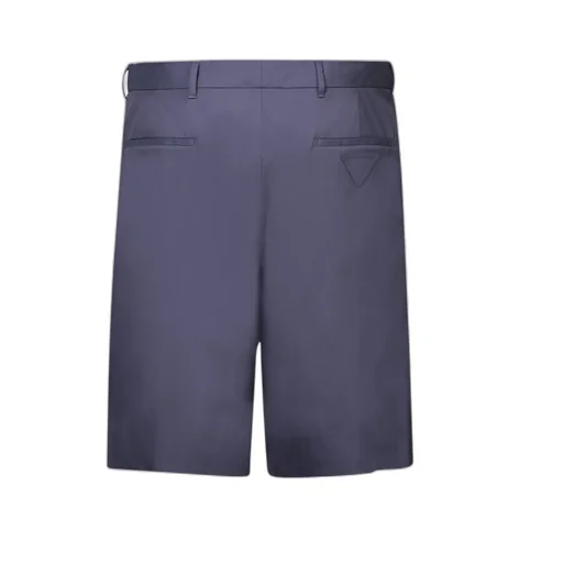 Triangle-Logo Patch Chino Shorts