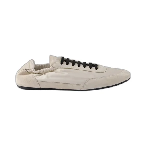 Round Toe Lace-Up Sneakers