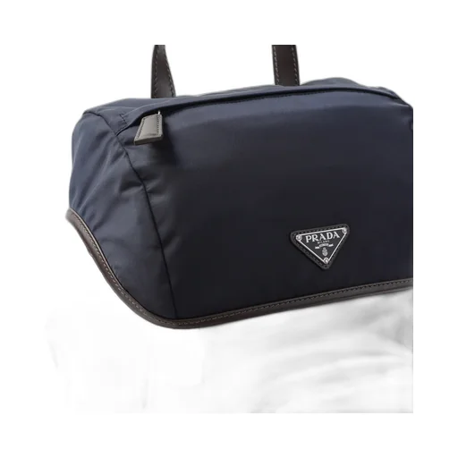 Re-Nylon And Leather Backpack