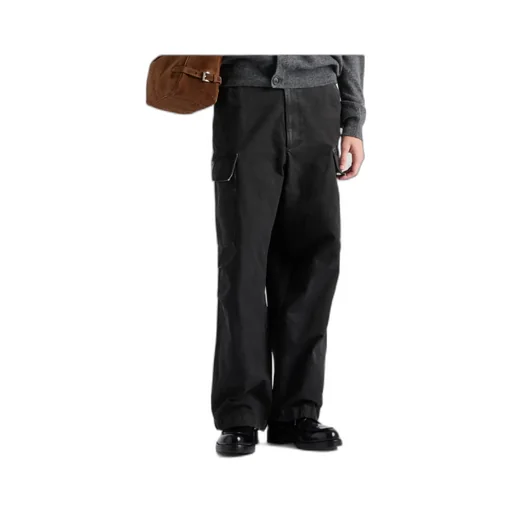 Garment-Dyed Cargo Trousers