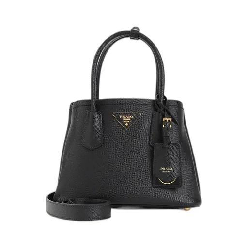 Logo Plaque Top Handle Bag