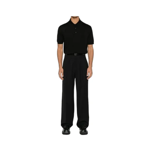 Logo-Jacquard Short-Sleeved Polo Shirt