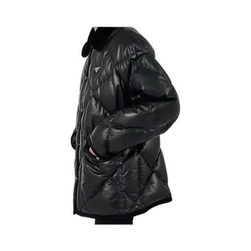 Quilted Nappa Leather Caban