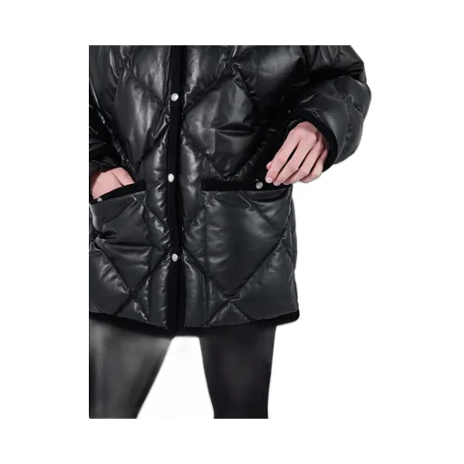 Quilted Nappa Leather Caban