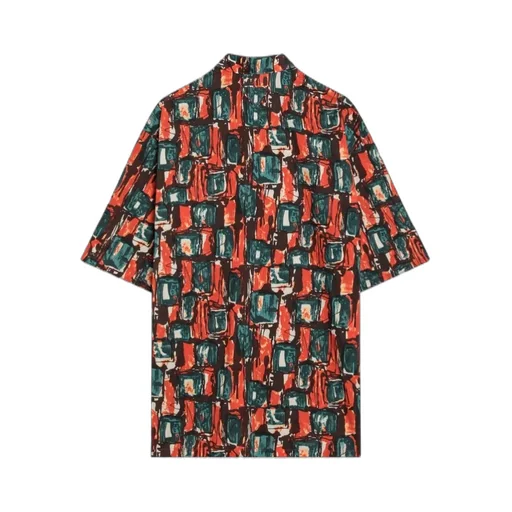 Short-Sleeved Cotton Shirt