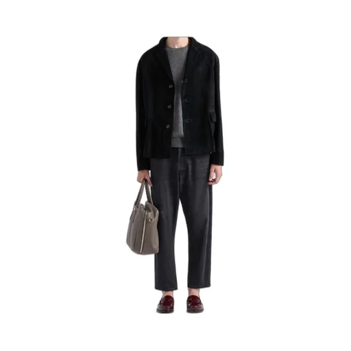 Single Breasted Long-Sleeved Jacket