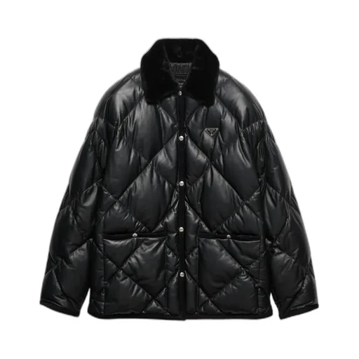 Quilted Nappa Leather Caban