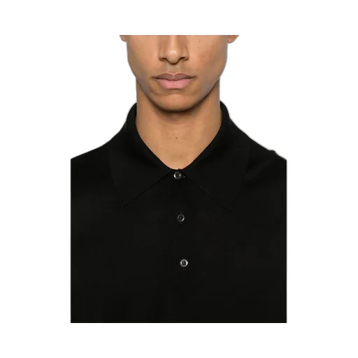 Logo-Jacquard Short-Sleeved Polo Shirt