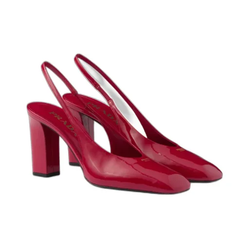 Patent Leather Slingback Pumps