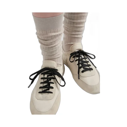 Round Toe Lace-Up Sneakers