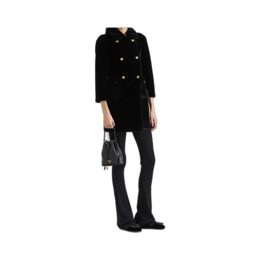 Double-Breasted Long Coat