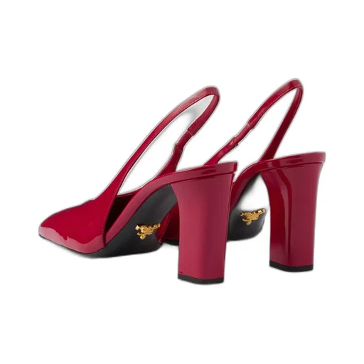 Patent Leather Slingback Pumps