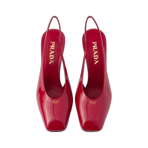 Patent Leather Slingback Pumps