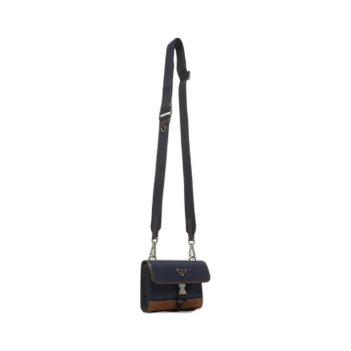 Logo Plaque Foldover Top Wallet