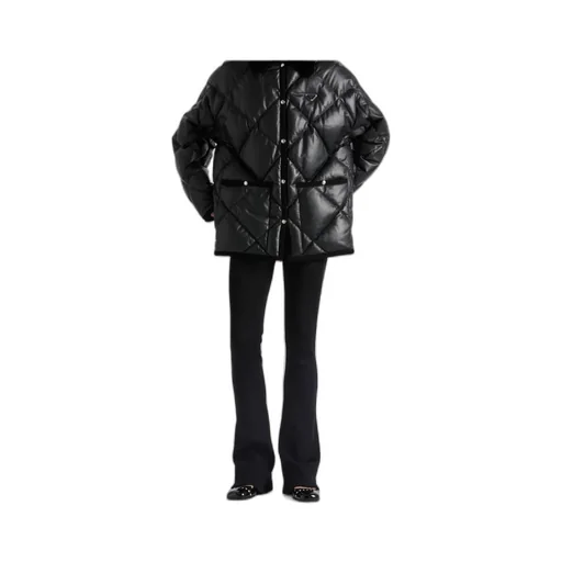 Quilted Nappa Leather Caban