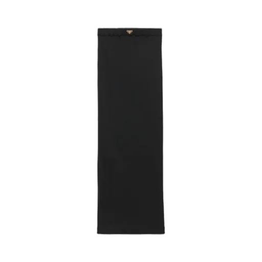 Ribbed Jersey Skirt