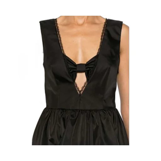 Re-Nylon Bow-Detail Mini Dress