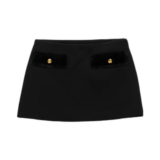 Logo Engraved Mini Skirt