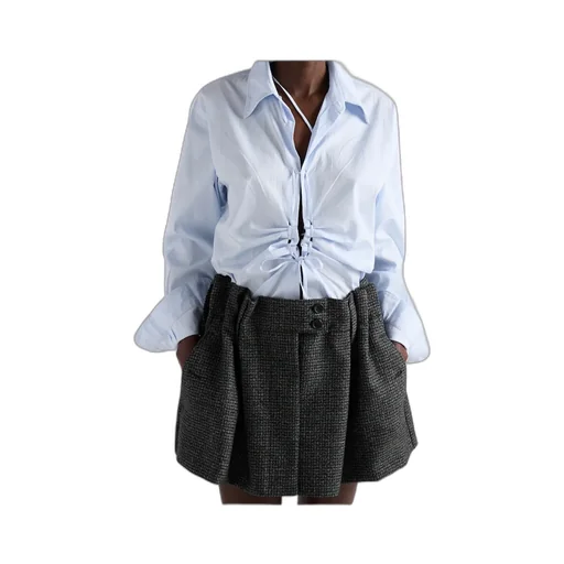 Checked Mini Skirt