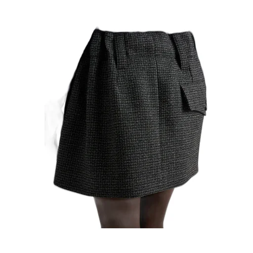 Checked Mini Skirt