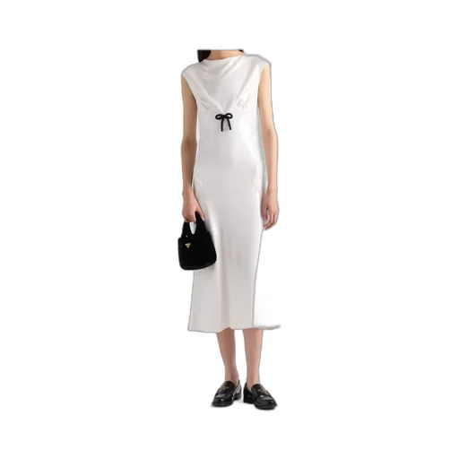 Sequined Satin Jersey Dress